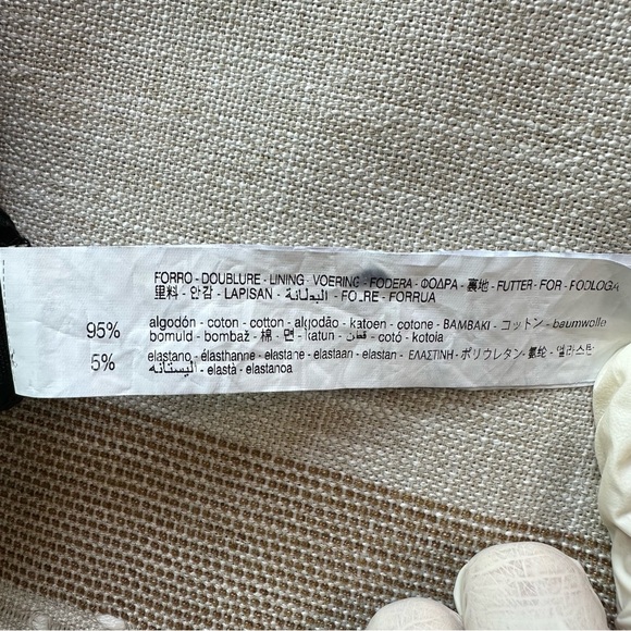 Zara Black Sleeveless Sweetheart‎ Crop Top Size S - Picture 6 of 9